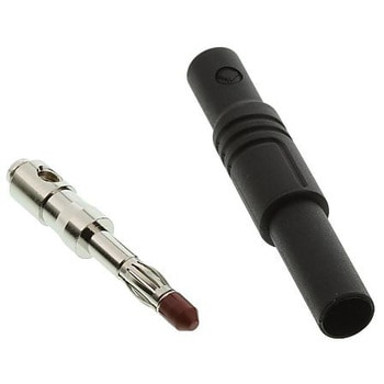 安全 プラグ 24A 4MM ケーブル ブラック Hirschmann Test & Measurement