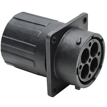 円形 コネクタ RCPT 4POS フランジ AMPHENOL