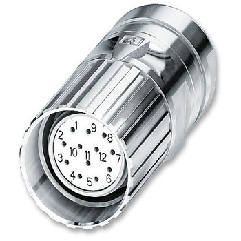 円形 コネクタ プラグ 12POS ケーブル フクハラ