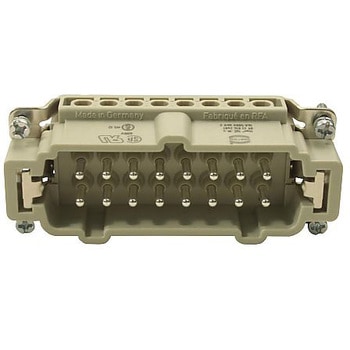 角型 HAN インサート プラグ 16WAY ネジ ハーティング