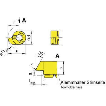 ミニ 小径溝入れ加工用インサート R108～ HORN