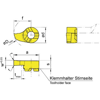 ミニ 小径溝入れ加工用インサート R11P～ HORN