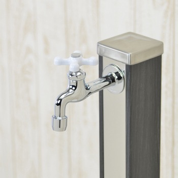 これエエやん 泡沫金具付き胴長横水栓 (ガーデン用 おしゃれ) - GAONA(ガオナ)