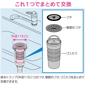 これエエやん ゴミカゴ取替セット キッチン 原状回復 GAONA(ガオナ)
