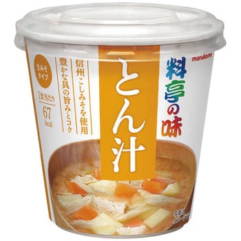 カップ料亭の味 とん汁 マルコメ 1箱 1個 60袋 通販モノタロウ