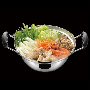 烹味屋 IH対応よせしゃぶ鍋26cm - 和平フレイズ