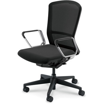 Elfie(エルフィ)/ELA2_メッシュバック_ブラックフレーム_ハイバック 内田洋行