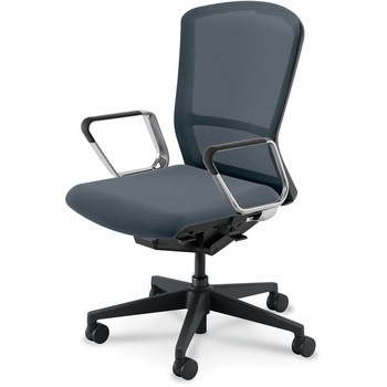 Elfie(エルフィ)/ELA2_メッシュバック_ブラックフレーム_ハイバック 内田洋行