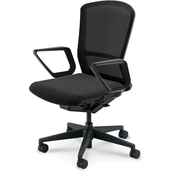 Elfie(エルフィ)/ELA2_メッシュバック_ブラックフレーム_ハイバック 内田洋行