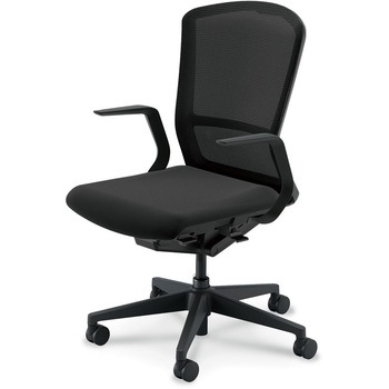 Elfie(エルフィ)/ELA2_メッシュバック_ブラックフレーム_ハイバック 内田洋行