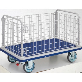 プレス製運搬車ドンキーカート(金網付タイプ) TRUSCO