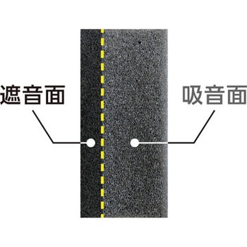 SBLOCK-90 防音パズルブロックShizumare TRUSCO 厚さ50mm幅900mm 1枚