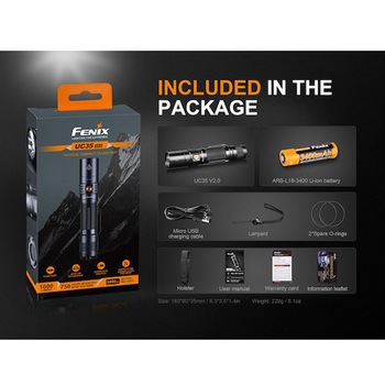 充電式LEDライトUC35V2．0 FENIX(フェニックス)