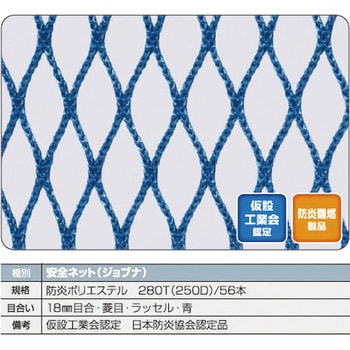 安全ネット TRUSCO 養生ネット 【通販モノタロウ】