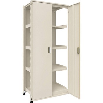 中量ボルトレス棚M3型(パネル・扉付・300kgタイプ、高さ2100mm) TRUSCO