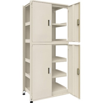 中量ボルトレス棚M3型(パネル・扉付・300kgタイプ、高さ2100mm) TRUSCO