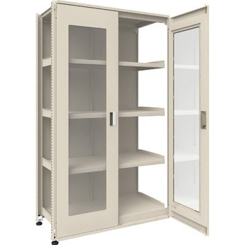 中量ボルトレス棚M3型(パネル・扉付・300kgタイプ、高さ2100mm) TRUSCO