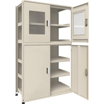 中量ボルトレス棚M3型(パネル・扉付・300kgタイプ、高さ2100mm) TRUSCO