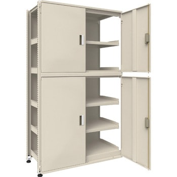 中量ボルトレス棚M3型(パネル・扉付・300kgタイプ、高さ2100mm) TRUSCO