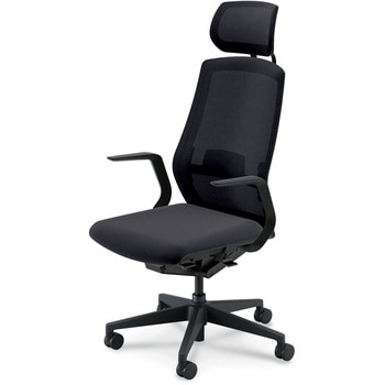 5-362-8010 Sellezza(セレッツァ)/SA_ブラックフレーム_ヘッドレスト付き 内田洋行 61489000