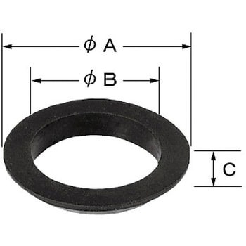 ロータンク用フロート弁三角パッキン INAX(LIXIL)