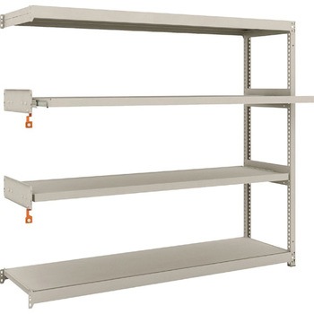 軽中量ボルトレス棚M1．5型(150kgタイプ、高さ1500mm、2段、スライド2段タイプ) TRUSCO