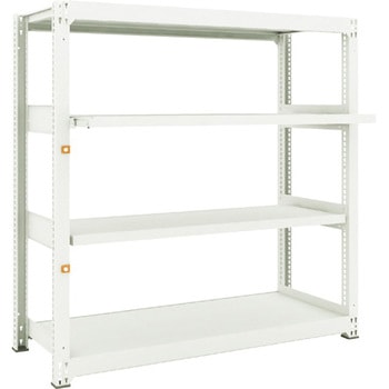 中量ボルトレス棚M3型 (300kgタイプ、高さ1500mm、2段、スライド2段タイプ) - TRUSCO
