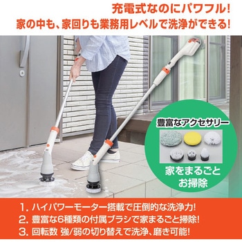 充電式マルチスクラブブラシ 18V 2．0Ah スマートシリーズ 工進
