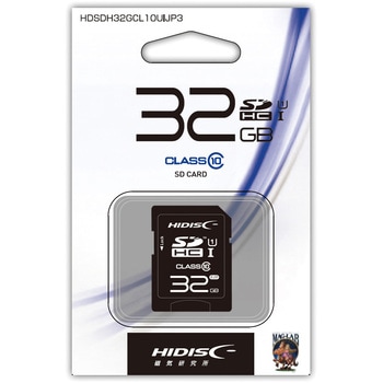 HDSDH32GCL10UIJP3 SDHCカード HIDISC UHS-I U1 SDスピード