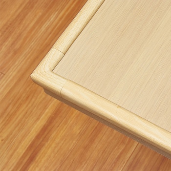 コーナーゴムパット 小4P 木目ライト カーボーイ