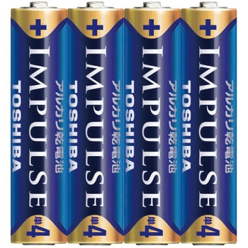 IMPULSE アルカリ乾電池 東芝