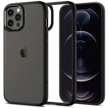 ACS01477 iPhone 12 Pro Max Case Crystal Hybrid Matte Black 1個