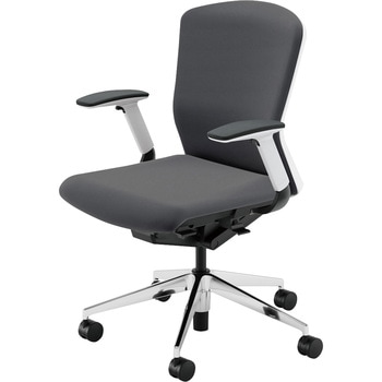 Elfie(エルフィ)/ELA2_樹脂カバーバック_ホワイトフレーム_ミドルバック 内田洋行