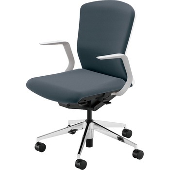 Elfie(エルフィ)/ELA2_樹脂カバーバック_ホワイトフレーム_ミドルバック 内田洋行