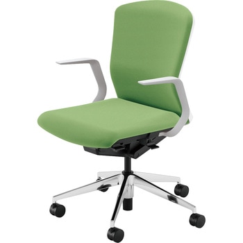 Elfie(エルフィ)/ELA2_樹脂カバーバック_ホワイトフレーム_ミドルバック 内田洋行