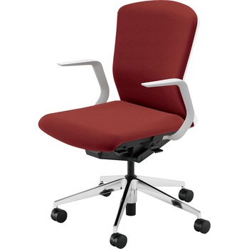 Elfie(エルフィ)/ELA2_樹脂カバーバック_ホワイトフレーム_ミドルバック 内田洋行