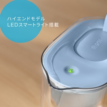 ブリタ ポット型浄水器 スタイルエコPブルー カートリッジ3個付き【日本正規品】 ブリタ・ジャパン