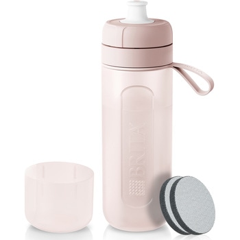 ブリタ 水筒 ボトル型浄水器アクティブ モーヴローズ：600ml カートリッジ 2個付き ブリタ・ジャパン