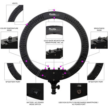LEDライト Nuada Ring60 LED Light Phottix(フォティックス)