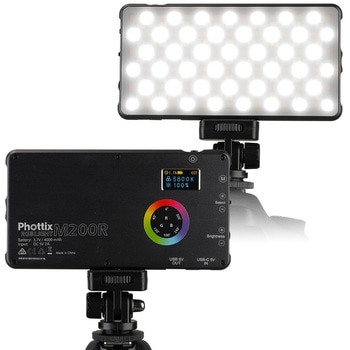 RGB LEDライト M200R RGB LED Light Phottix(フォティックス)