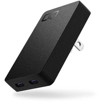 CIO-G45W2C-S-BK-M USB充電器 45W USB Type-C 2ポート 薄型