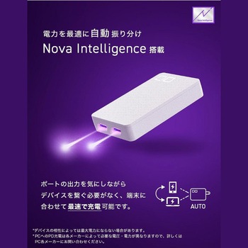 USB充電器 45W USB Type-C 2ポート 薄型 NovaPort SLIM DUO ACアダプター ブラック CIO