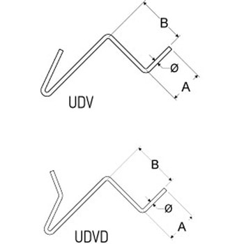 フックインサート -UDV， -UDVD/BHL 岩田製作所
