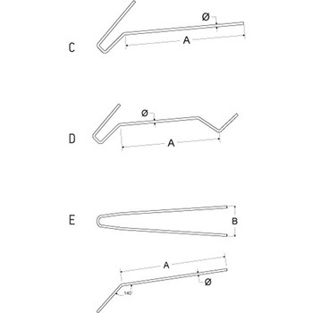 プロファイルヨークインサート C，D，EM0/BH - 岩田製作所
