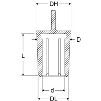 キャップ(リブ・ツマミ付) 岩田製作所