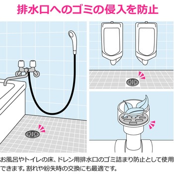 これエエやん ガオナ 丸目皿アミ 巣 排水 浴室 給湯室 公共トイレ 網 ドレン配管 ゴミ詰まり GAONA(ガオナ)