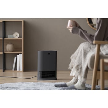 速暖!大風量セラミックファンヒーター 人感&室温センサー付 - アイリスオーヤマ