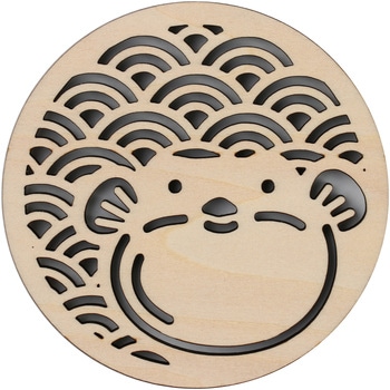 木製コースター Φ100mm - アーテック[学校教材・教育玩具]