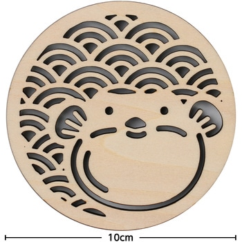 木製コースター Φ100mm - アーテック[学校教材・教育玩具]