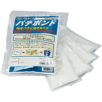 108502 壁紙施工用粉末パテ パラダイン パテボンド 1袋(100g×4袋) ウォールボンド工業 【通販モノタロウ】